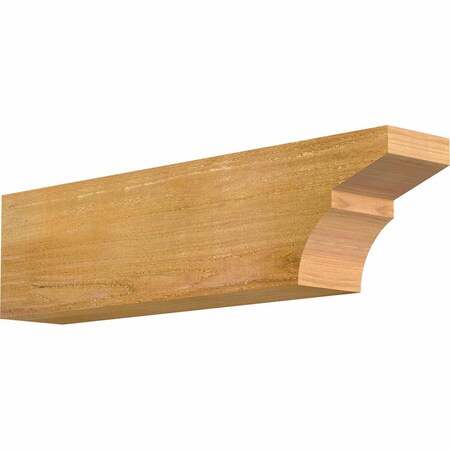 Ekena Millwork Monterey Rough Sawn Rafter Tail, Western Red Cedar, 4"W x 6"H x 24"L RFT04X06X24MON00RWR